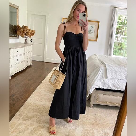 Staud Landry Dress Black XL - Picture 1 of 8